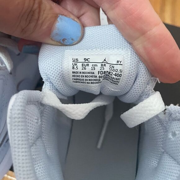 Nike Jordan 1 Mid Cobalt Bliss/White FD8782-400 Toddler Size 9c Medium - Picture 9 of 10